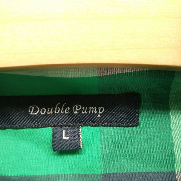 Double Pump Mens Pearl Snap Shirt Multi Large Plaid Long Sleeve Pockets Cotton - Picture 8 of 12